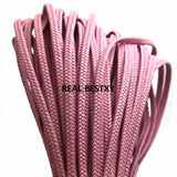 5m Pink Braided Leather Cord String Rope DIY Bracelet Making Jewelry Finding