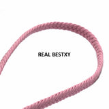 5m Pink Braided Leather Cord String Rope DIY Bracelet Making Jewelry Finding