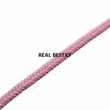 5m Pink Braided Leather Cord String Rope DIY Bracelet Making Jewelry Finding
