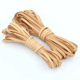 5mm Natural Cow Leather Cord for Clothing Bags Decorative Accessories