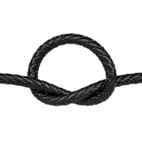 Braided Cowhide Leather Cord 5m/roll 4 5 6mm Jewelry Making Accessories