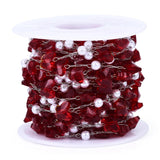 Glass Pearl Beaded Chains Stainless Steel Chains for DIY Jewelry Making