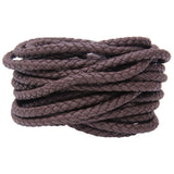 3/4/5/6mm Brown Braided PU Leather Cord for DIY Jewelry Making