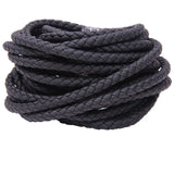 3/4/5/6mm Brown Braided PU Leather Cord for DIY Jewelry Making