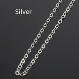 5m Copper Oval Link Necklace Chain for Jewelry Making