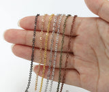 5m Copper Oval Link Necklace Chain for Jewelry Making
