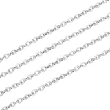5m Stainless Steel Link Chains Bulk Lot for Diy Bracelet Supplies