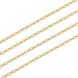 5m Stainless Steel Link Chains Bulk Lot for Diy Bracelet Supplies