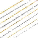 5m Stainless Steel Link Chains Bulk Lot for Diy Bracelet Supplies