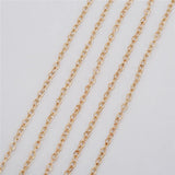 5m Iron Open Link Chains Diy Bulk Lot Kc Metal Chain Lot Necklace Findings