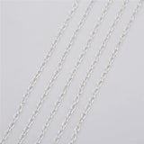 5m Iron Open Link Chains Diy Bulk Lot Kc Metal Chain Lot Necklace Findings