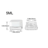 5ml Cream Jars Cosmetics Packaging 10Pcs