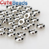 Metal Brass Round Flat Spacer Beads 5mm 100pcs/lot for DIY Jewelry Making