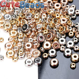 Metal Brass Round Flat Spacer Beads 5mm 100pcs/lot for DIY Jewelry Making