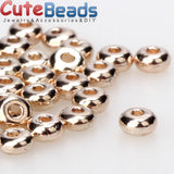 Metal Brass Round Flat Spacer Beads 5mm 100pcs/lot for DIY Jewelry Making
