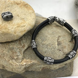 5mm Double Hole European Charm Beads for Bracelet DIY