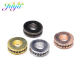 5-10mm Round Hole Metal Spacer Beads for DIY Jewelry Making