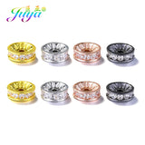 5-10mm Round Hole Metal Spacer Beads for DIY Jewelry Making