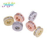 5-10mm Round Hole Metal Spacer Beads for DIY Jewelry Making