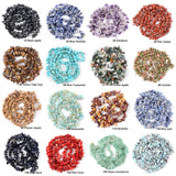 Natural Stone Garnet Chips Beads For Jewelry Making 15inches