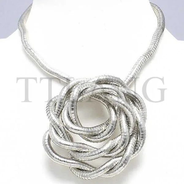 Colorful Flexible Twisted Snake Necklace, 1pcs/pack