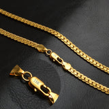 925 Silver Plated Unisex Flat Snake Link Chain Necklace Lobster Clasp