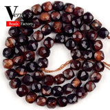 5mm Faceted Red Tiger Eye Square Beads for Jewelry Making