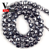 5mm Faceted Terahertz Square Beads Natural Stone Beads for Jewelry Making