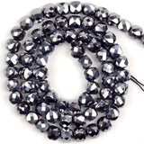 5mm Faceted Terahertz Square Beads Natural Stone Beads for Jewelry Making