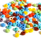 5mm Multicolor Glass Seed Beads 1Bottle