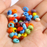 5mm Multicolor Glass Seed Beads 1Bottle