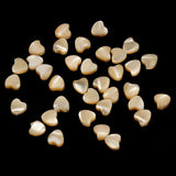 5mm Heart Shape Trochus Mother of Pearl Shell Beads for Jewelry Making