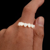 5mm Heart Shape Natural Mother of Pearl Shell Beads For Jewelry Making