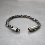 5mm Stainless Steel Link Chain Bracelet for Men Hand Chain Bangle Jewelry Gift
