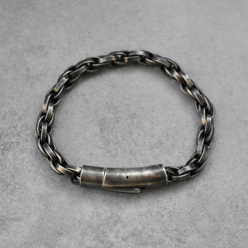 5mm Stainless Steel Link Chain Bracelet for Men Hand Chain Bangle Jewelry Gift