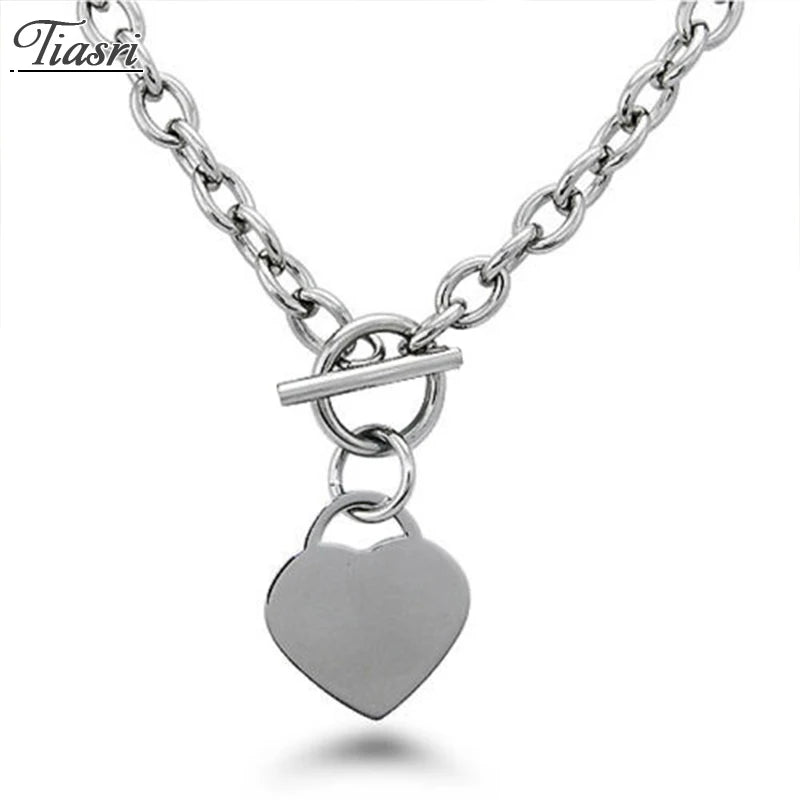 5mm Love Pendant Necklace For Men Women