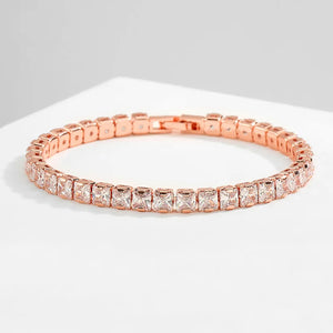 5mm Moissanite Tennis Bracelet 925 Sterling Silver D VVS1 Lab Diamond