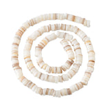 5mm Shell Heishi Beads for DIY Jewelry Making 204~209pcs/Strand