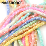 5mm Natural Heishi Beads Small Pear Shell Beads for Jewelry Making