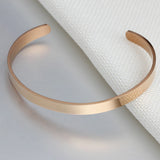 Personalized Stainless Steel ID Bangle Bracelet for Women