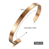 Personalized Stainless Steel ID Bangle Bracelet for Women