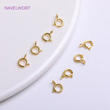 Sterling Silver Round Clasp Hooks for Jewelry Making