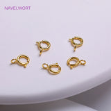Sterling Silver Round Clasp Hooks for Jewelry Making
