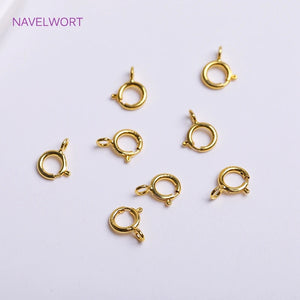 Sterling Silver Round Clasp Hooks for Jewelry Making