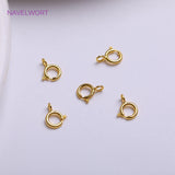 Sterling Silver Round Clasp Hooks for Jewelry Making