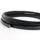 5mm Tan Flat Leather Cord Cowhide Strip 5mmx2mm 2mm Thick