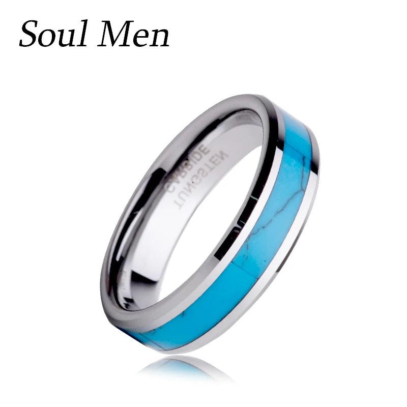 Tungsten Carbide Men Women's Wedding Ring TU054R