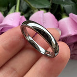 5mm Tungsten Carbide Ring Polished Finish Domed Band