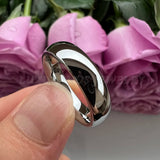 5mm Tungsten Carbide Ring Polished Finish Domed Band