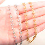 5mm Women's Stainless Steel Link Chain Choker Necklace